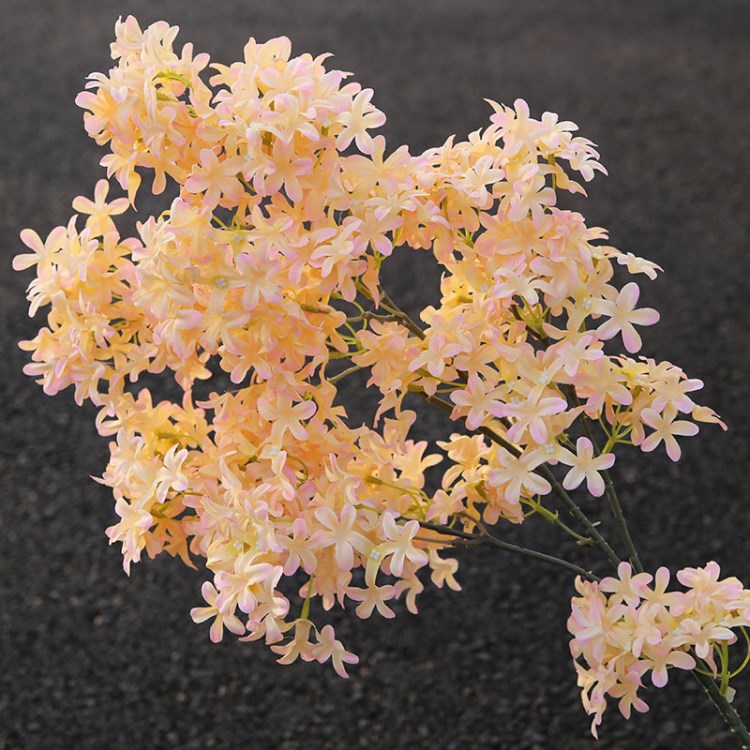 仿真花 加密十字樱花 婚庆装饰 樱花 绢花 厂家批发 婚庆家居用品