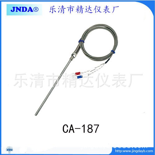 廠家供應(yīng)K型熱電偶 探針式感溫探頭線針 測溫棒 溫控感 電熱偶