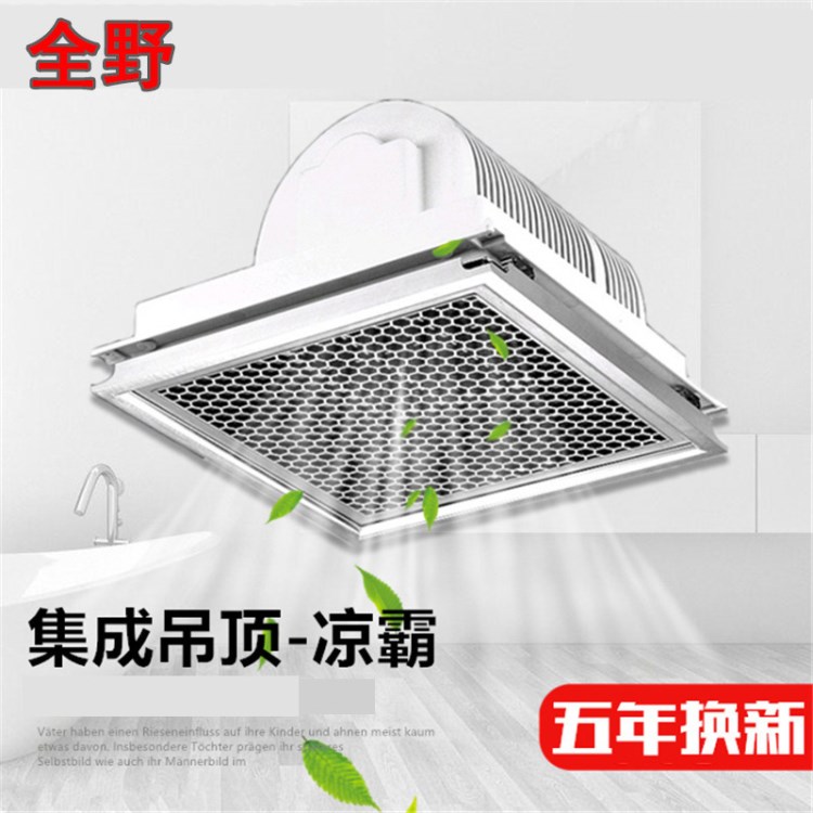 集成吊頂電風(fēng)扇 鋁扣板涼霸冷風(fēng)扇 廚房風(fēng)扇吸頂式風(fēng)扇