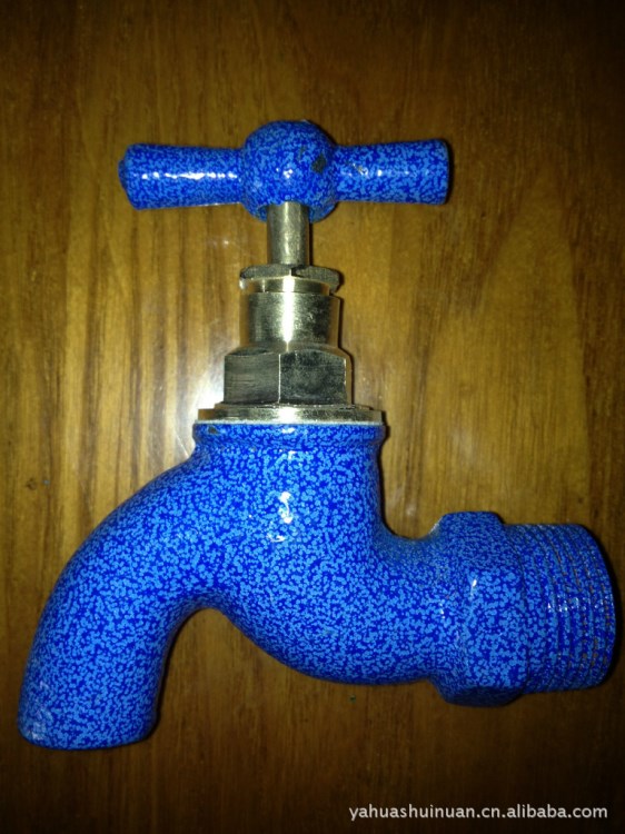 六分蓝色铜盖水嘴dn20蓝色铜盖slt河北水嘴高邑水咀慢开水龙头