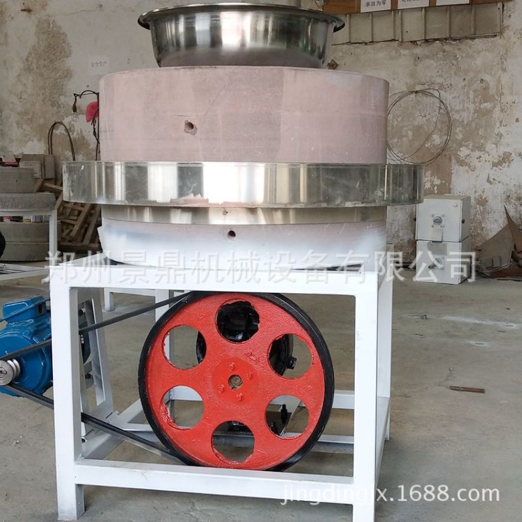 景鼎定做全自動石磨面粉機小型電動石磨豆漿機家用 石磨 芝麻醬機