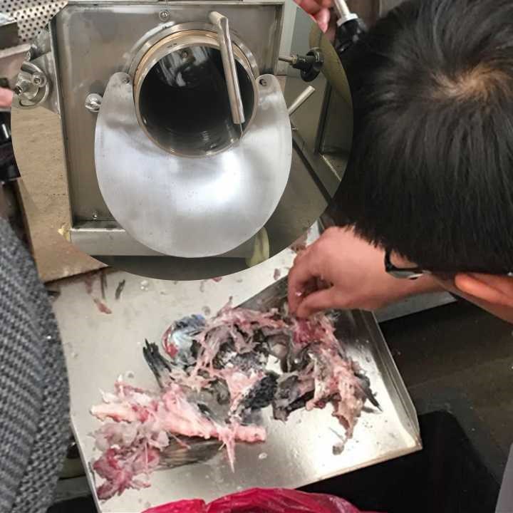 魚骨分離機(jī)直銷全自動(dòng)魚肉采肉機(jī) 魚肉蝦肉采集機(jī) 全不銹鋼150型h