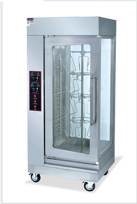 歐特OT-206商用立式旋轉電烤雞爐 大型透明玻璃旋轉式烤雞爐 批發