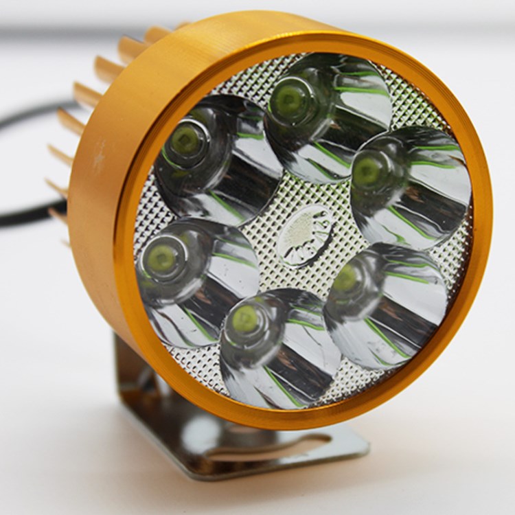 電瓶電動車燈摩托車led 12v48v燈60v前大燈改裝 外置批發