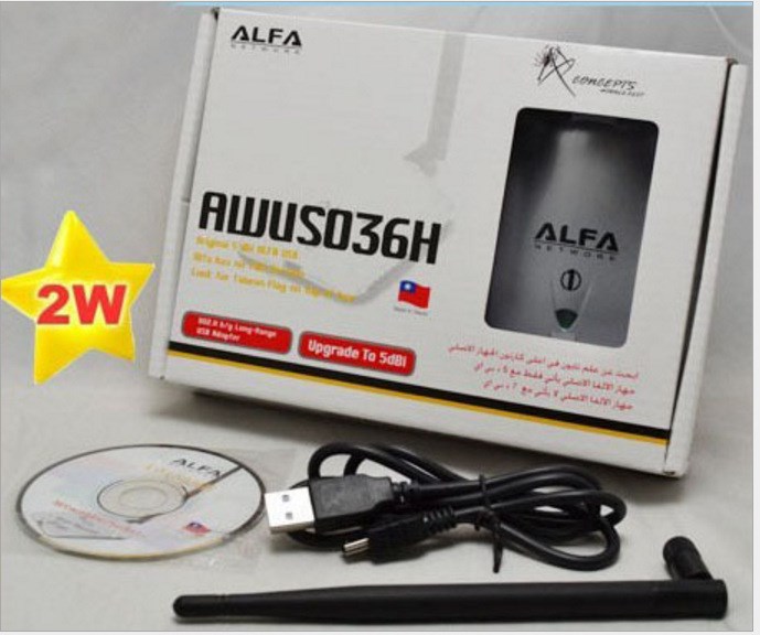 1000mW Alfa Antenna WiFi USB Adapter 無線網卡