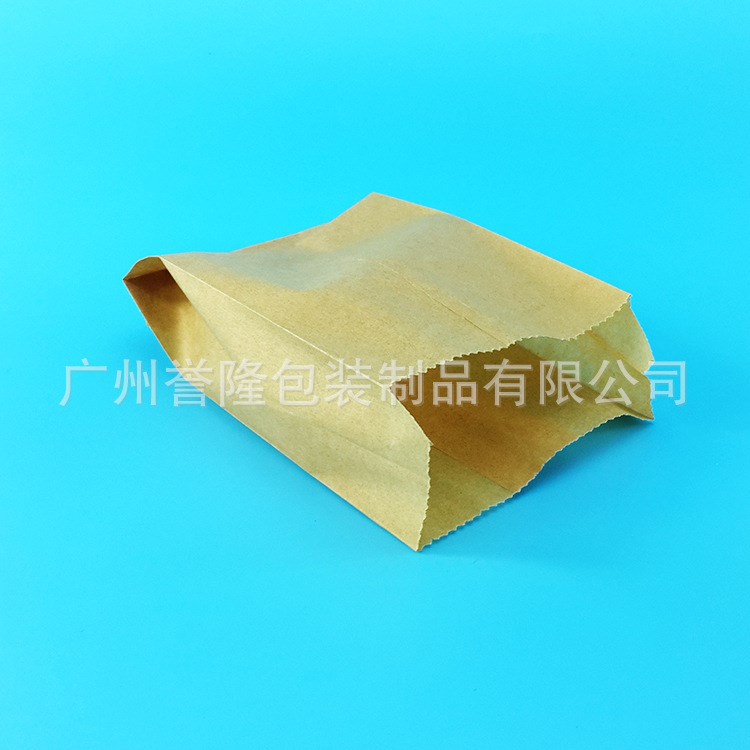 打包紙袋外賣防油紙袋一次性食品牛皮紙袋 環(huán)保煎餅紙袋定做logo