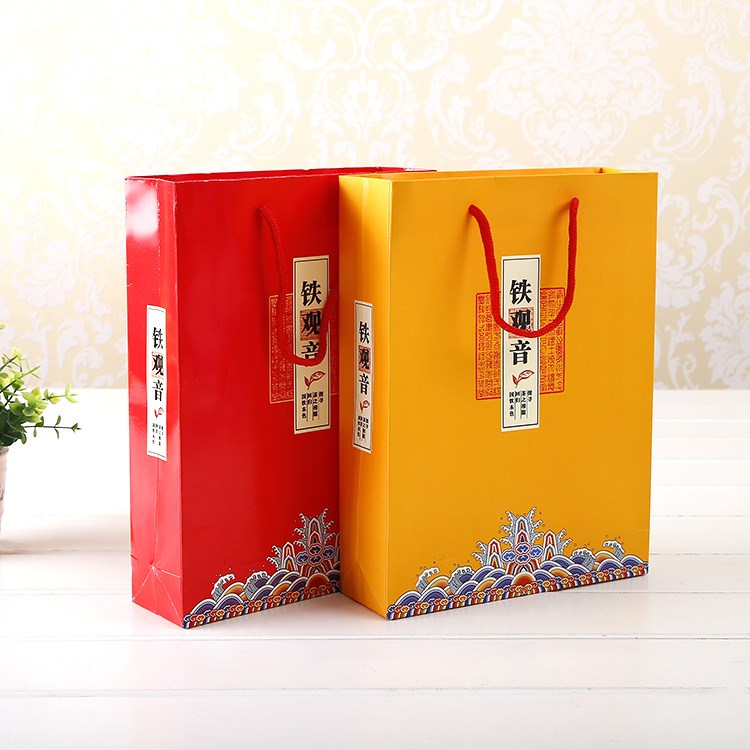 廠家批發(fā)生產(chǎn)彩印廣告手提袋 創(chuàng)意中式風(fēng)禮品購物紙袋 免費設(shè)計