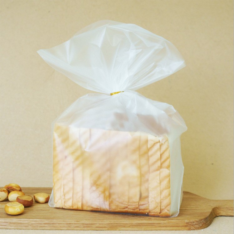 磨砂半透明吐司袋 黄金蛋糕袋 无图案印刷包装袋加厚款 100个装