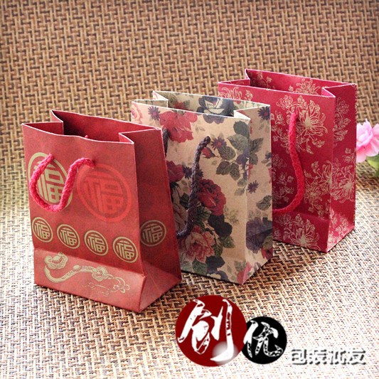 珠寶玉器手提袋 牛皮紙禮品袋 首飾袋 專用包裝紙袋 批發(fā) 定制