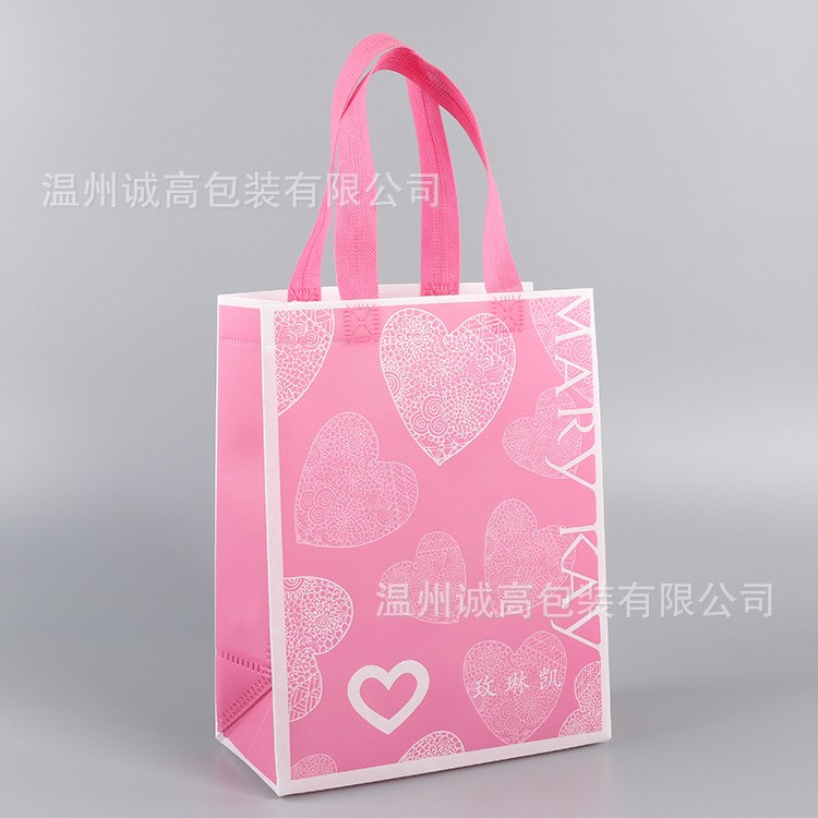 廠家批發(fā)定做覆膜無紡布袋 時尚印花無紡布服裝手提袋 環(huán)保購物袋