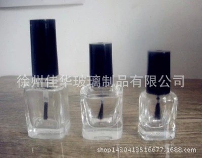 批發指甲油瓶子旅游便攜玻璃瓶指甲油分裝瓶空瓶化妝品瓶帶毛刷