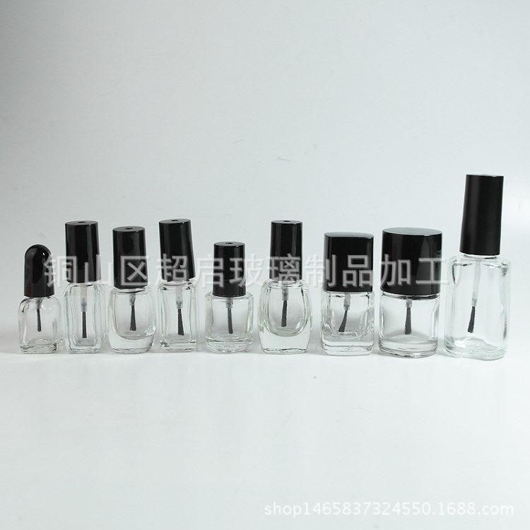 指甲油空瓶 5ML玻璃毛刷瓶 10ML甲油分裝調配瓶 4ML指甲油瓶