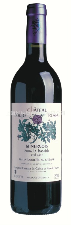 法國玫瑰園紫玫瑰干紅葡萄酒   Chateau Coupe Roses