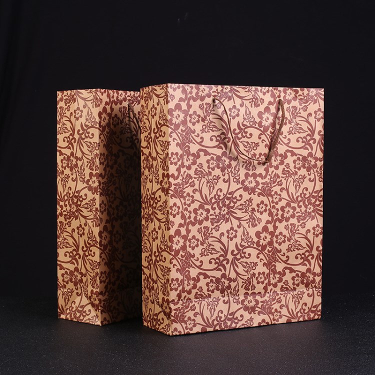 2018創意牛皮紙包裝袋禮品包裝手提紙袋廠家現貨通用包裝
