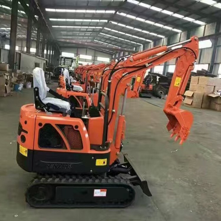 園林綠化小挖機 橡膠履帶挖掘機 12型農用小挖機生產廠家