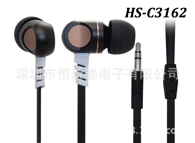 厂家直销 HYSUN-C3162-3164耳塞式耳机 金属耳机 入耳式 可定制