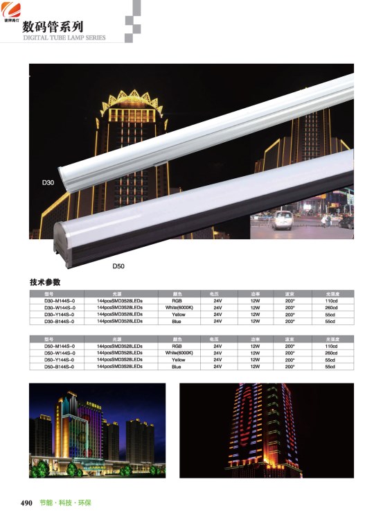 駿牌 批發(fā)LED數(shù)碼管 防水戶外亮化led護(hù)欄管 裝飾燈招牌亮化