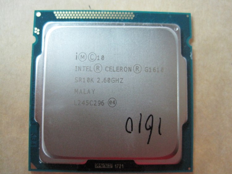 intel/英特爾 CPUG1610 2.6G  G1620