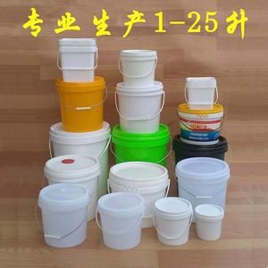 廠家直銷1公斤中式單邊建筑材料密封塑料桶/墻漆桶/油墨桶/膠水桶