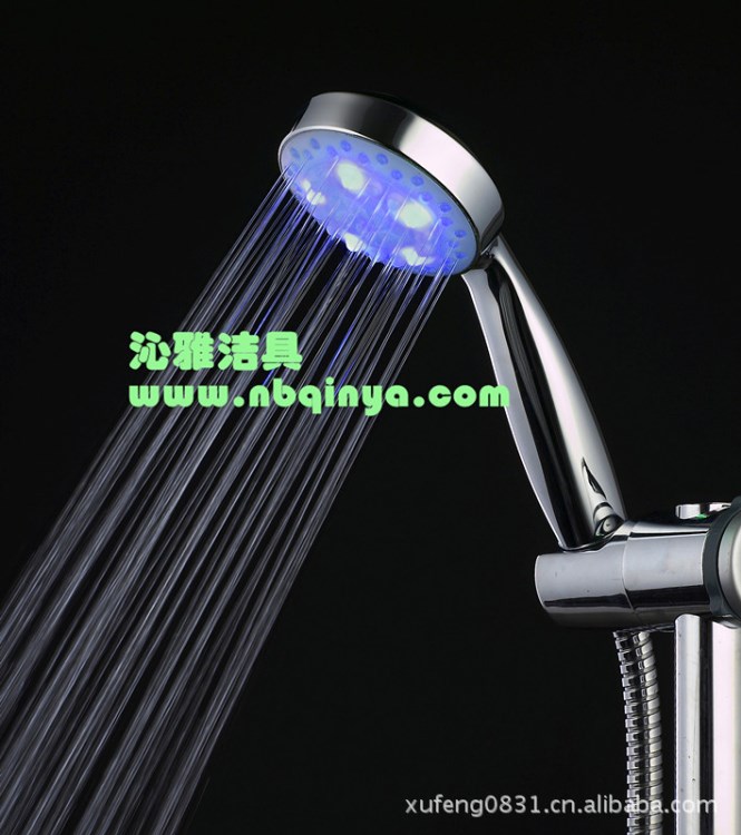 LED單色發(fā)光花灑  淋浴花灑噴頭 LED頂噴 水力發(fā)電發(fā)光產(chǎn)品