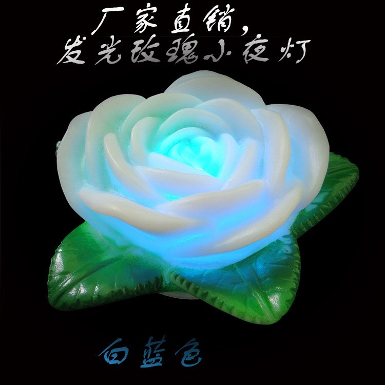 感應(yīng)觸摸玫瑰花 led變色玫瑰花 七彩小夜燈玫瑰花 發(fā)光變色玫瑰花