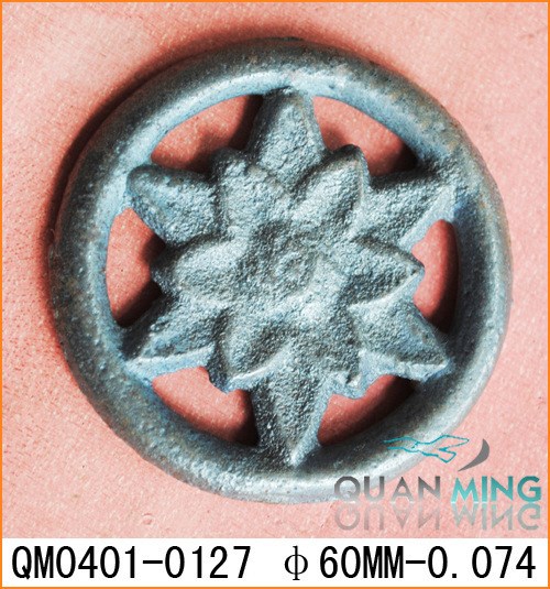 供應(yīng)鐵藝配件 鐵花配件 鑄鐵花 QM0401-0127