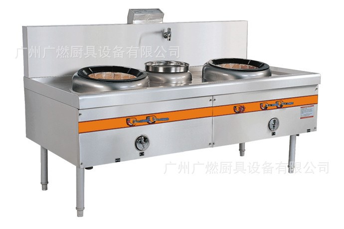 廠家直銷 不銹鋼雙頭單尾炒爐 廚具設(shè)備生產(chǎn)廠家