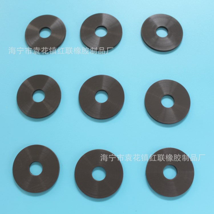 廠家定做 密封氟橡膠平墊 圓形丁晴橡膠平墊 M10阻燃黑色橡膠平墊