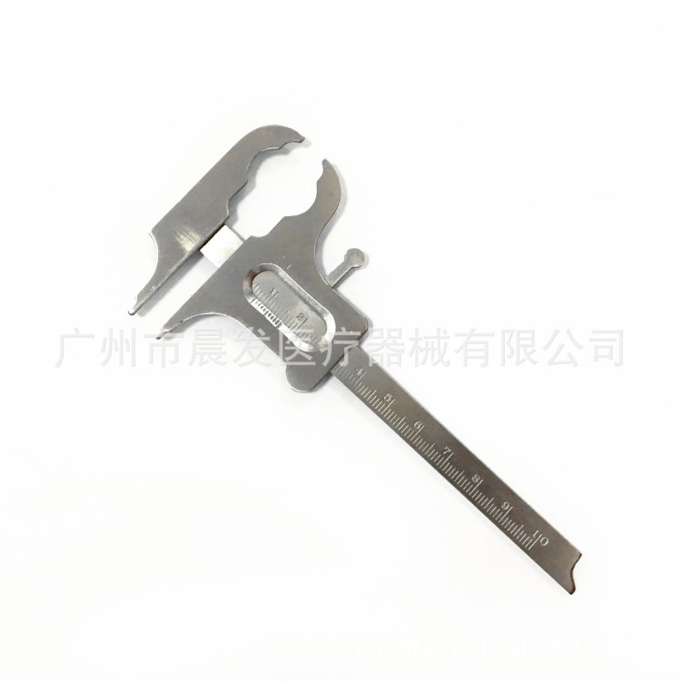 牙科游標卡尺牙科正畸專用不銹鋼卡尺測量尺子技工卡尺牙科材料