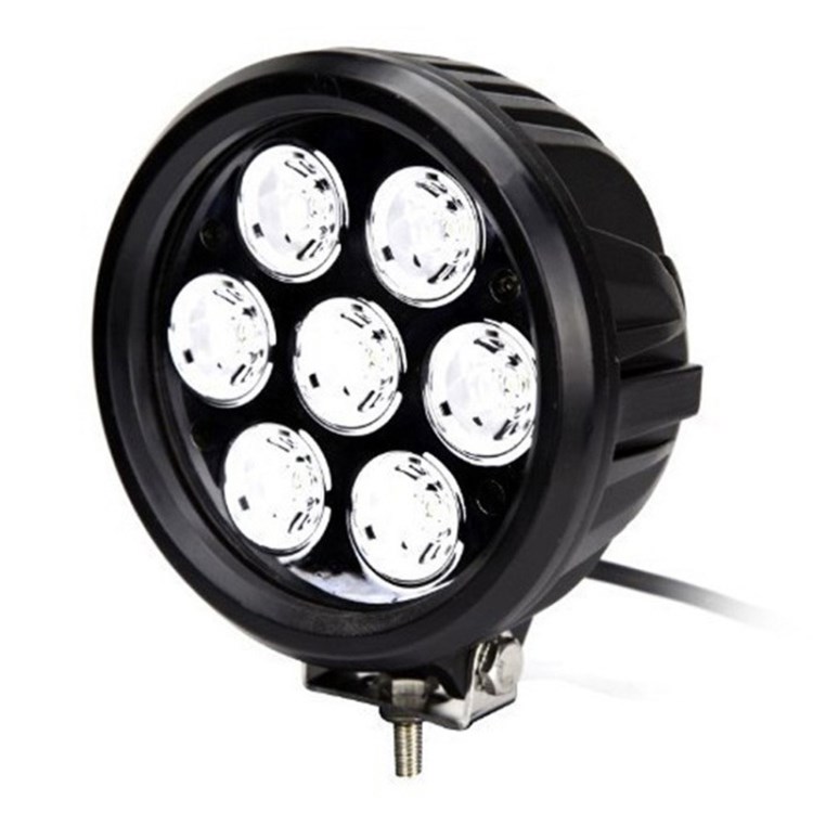 【廠家直銷】70W CREE LED圓形工作燈 防水大功率越野車頂燈