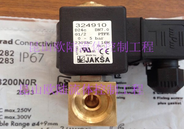 德國原裝Jaksa新品防水低溫閥D24C 防護等級IP67
