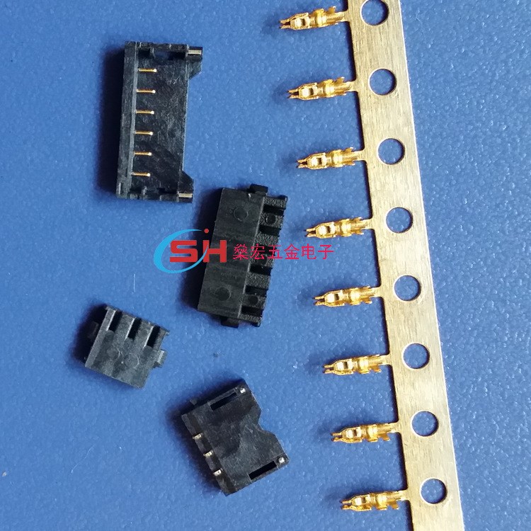 批發(fā)江蘇MOLEX1.2鍍金端子，供于富士康產(chǎn)品ROHS，UL