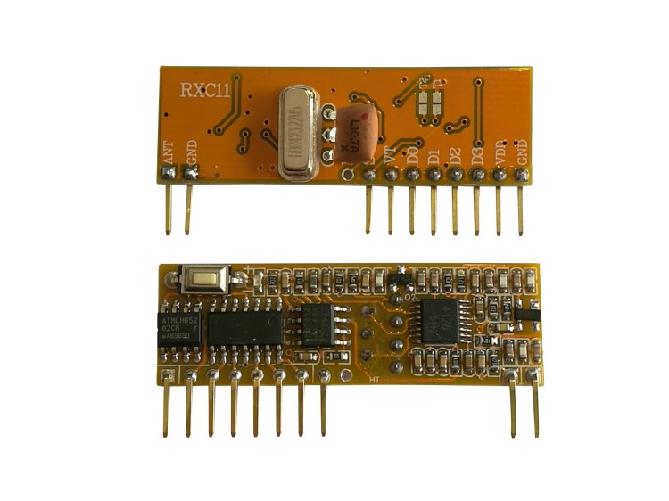 315M433M帶解碼無線模塊低功耗學習碼RXC11超外差接收模塊418M