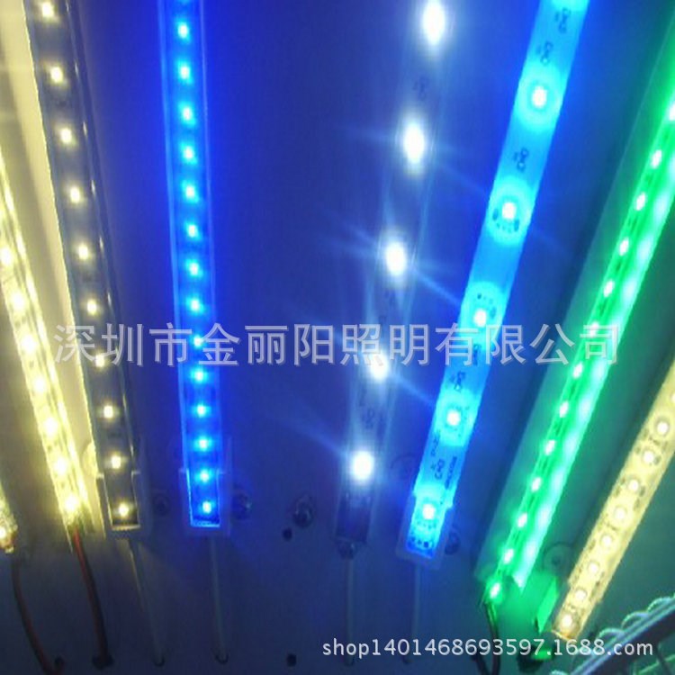 厂家直销 LED硬光条 SMD5050 蓝光 装饰照明