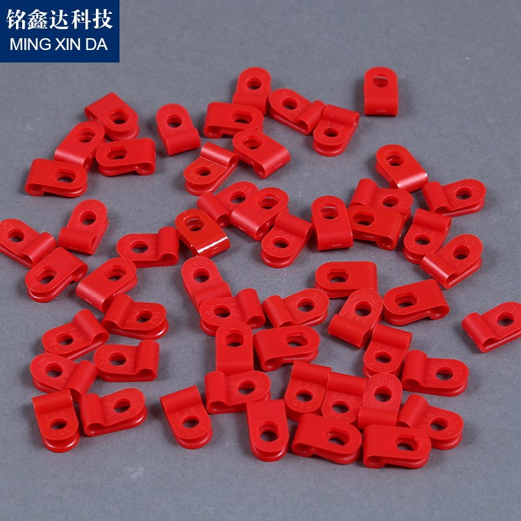 DBL 配線固定鈕/線夾/環(huán)保壓線夾/R型線夾/線扣 銘鑫達(dá)科