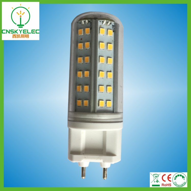 外贸 LED G12 12W LED玉米灯 G12 10W 内置85-265V 带罩G12