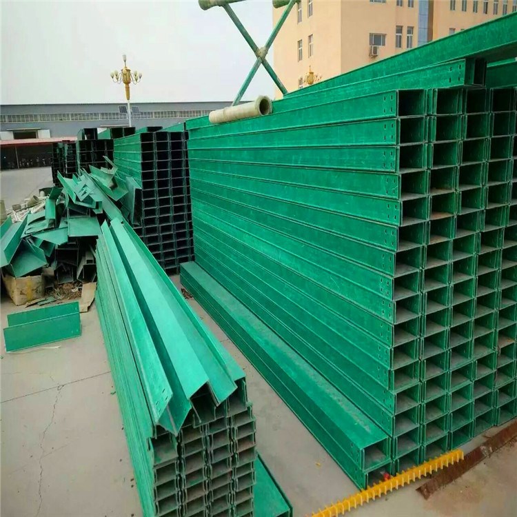 玻璃鋼電纜橋架 防火走線槽 玻璃鋼拉擠電纜槽200*100