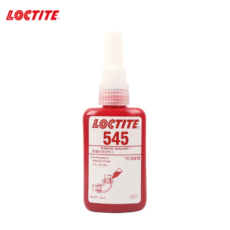 乐泰Loctite545液压气动管道螺纹密封锁固密封胶机械螺丝固化胶水