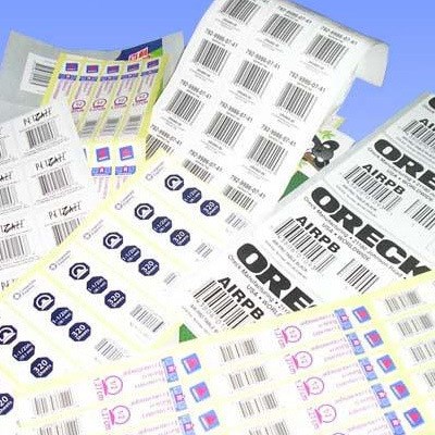 供應啞銀不干膠標簽，流水號不干膠標簽，各種條形碼不干膠