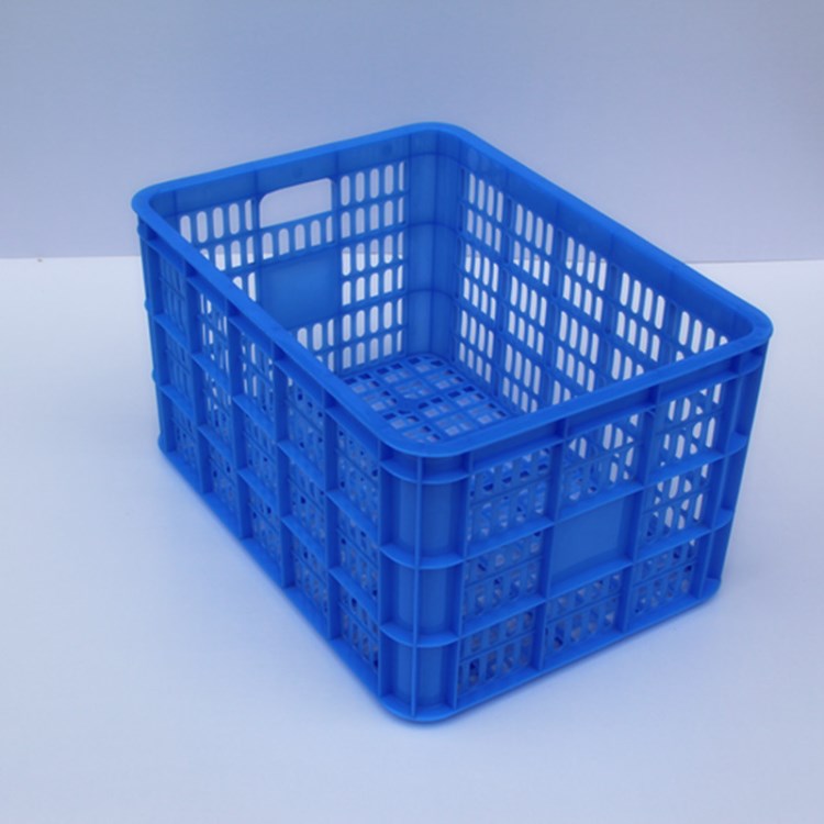 供應6號塑料周轉蘿加厚運輸水果筐495*355*270小型環保膠框