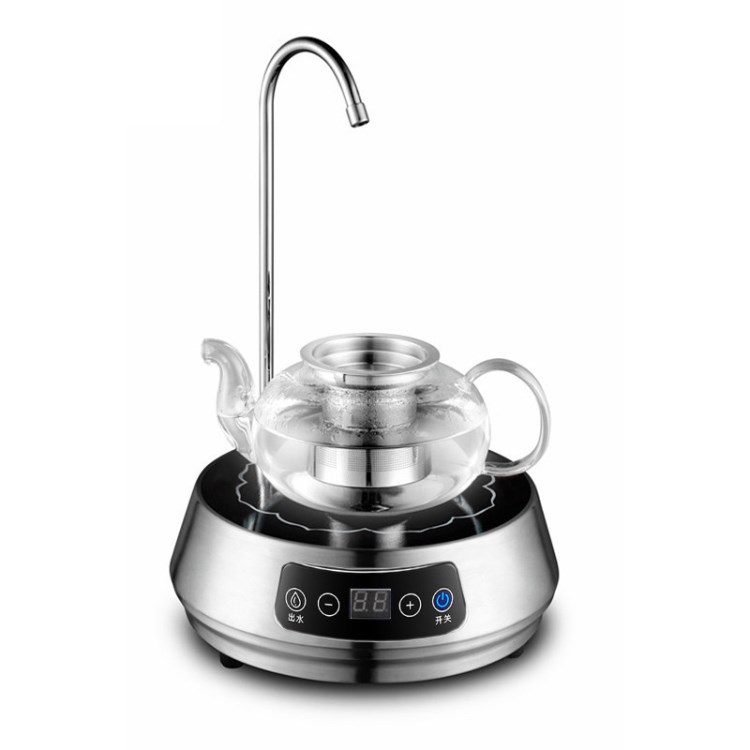 迷你小型電陶爐茶爐不銹鋼 帶自動抽水電陶爐 可煮鐵壺 銅壺等