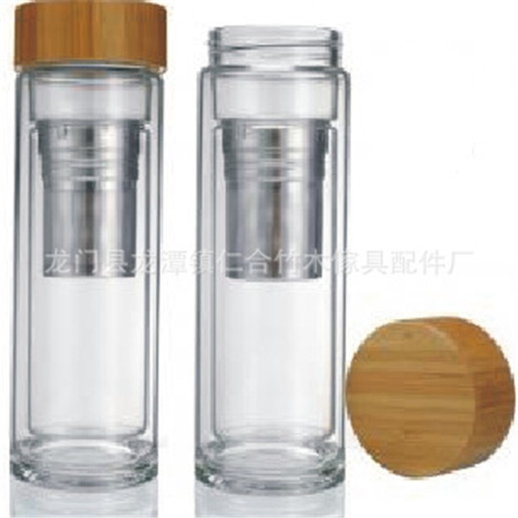 竹制玻璃杯蓋創意水壺蓋陶瓷竹木蓋子水瓶竹蓋批發批發可定制LOGO