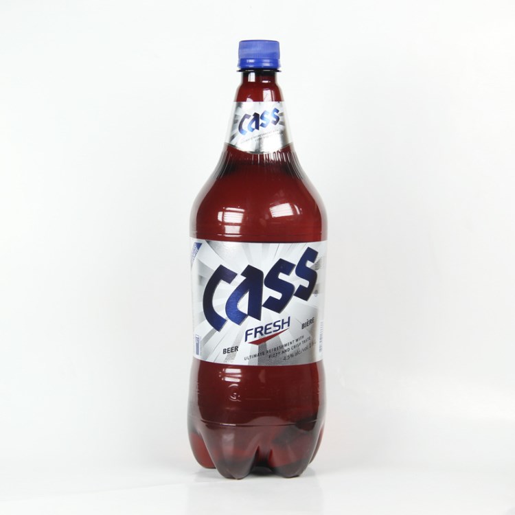 酒水飲料 韓國(guó)原裝cass凱獅啤酒 1.6L*6瓶/箱裝啤酒批發(fā)