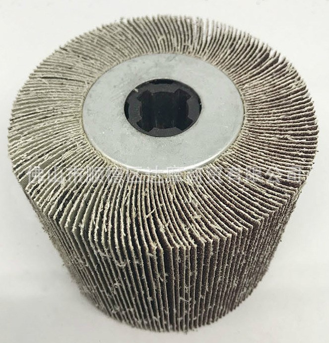 全布拉絲輪 三菱布絲輪 120*100砂布千葉輪 工廠定制十字芯拉絲輪