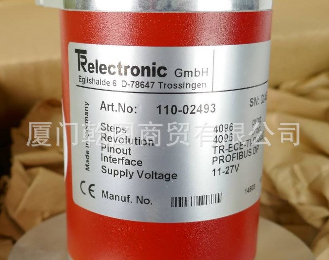 德國TR Electronic/帝爾110-02493 4096編碼器 全系列供應 