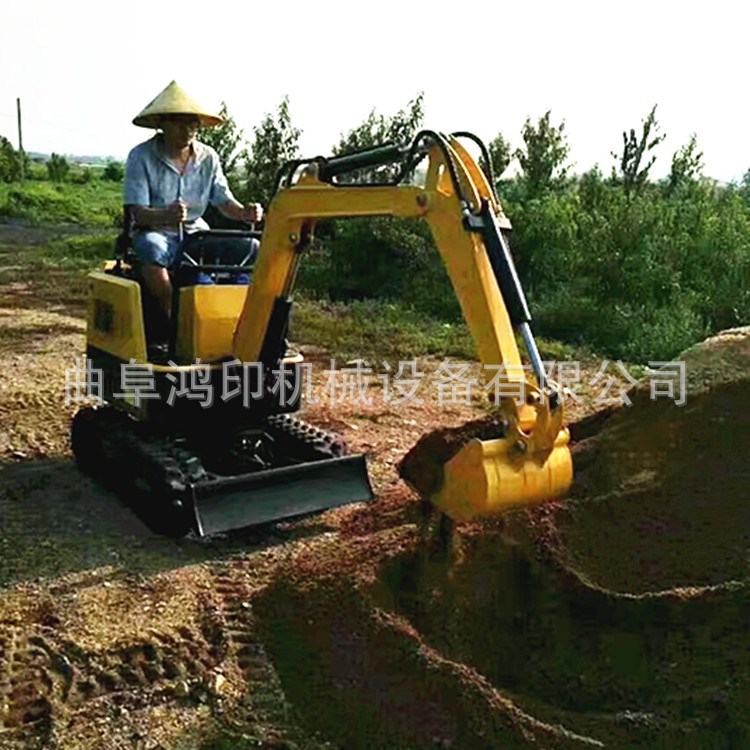 迷你小型挖掘機 大棚挖土機價格 履帶式挖溝機