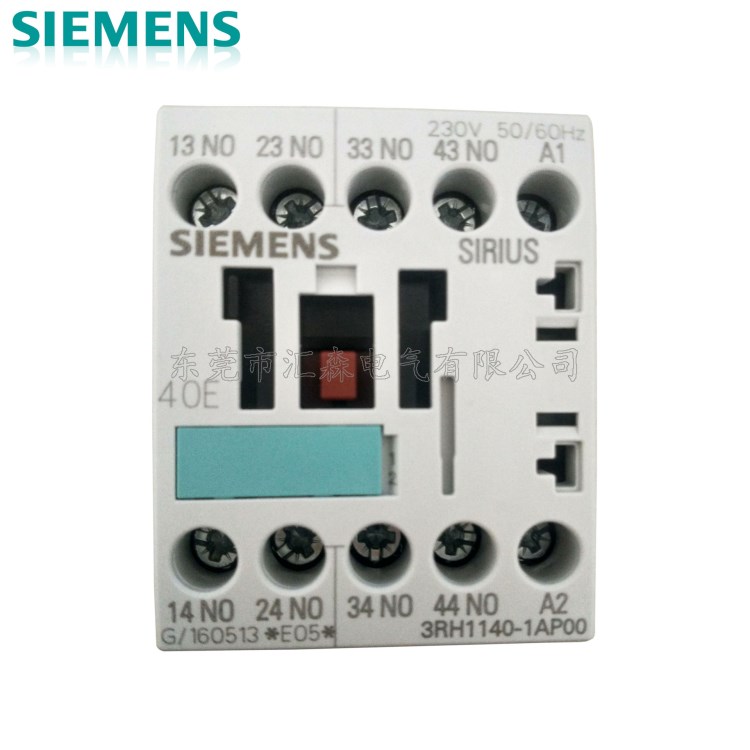 SIEMENS 西門子3RH1140-1AP00接觸式繼電器AC230V 50/60HZ