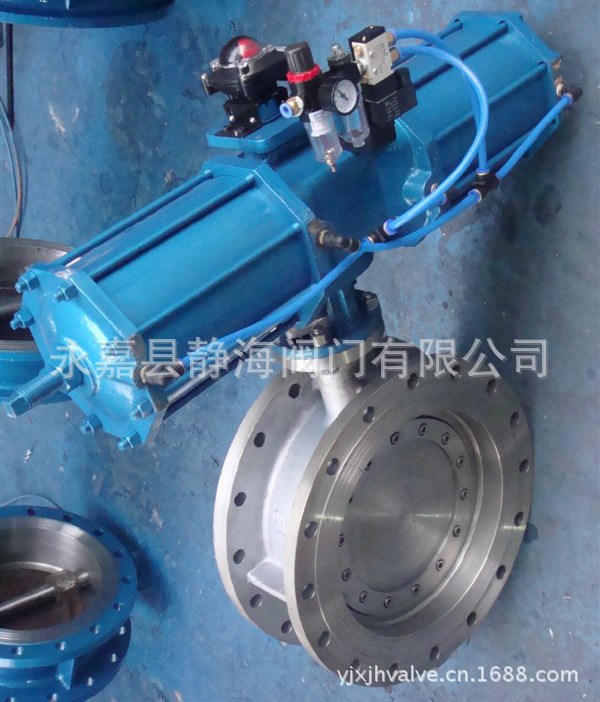 廠家直銷D643W不銹鋼法蘭氣動(dòng)蝶閥 三偏心硬密封氣動(dòng)蝶閥