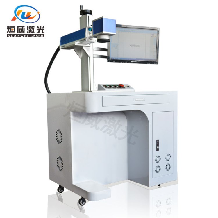 激光镭雕机金属光纤打标机 CO2喷码机打码机工业镭射木笔刻字机