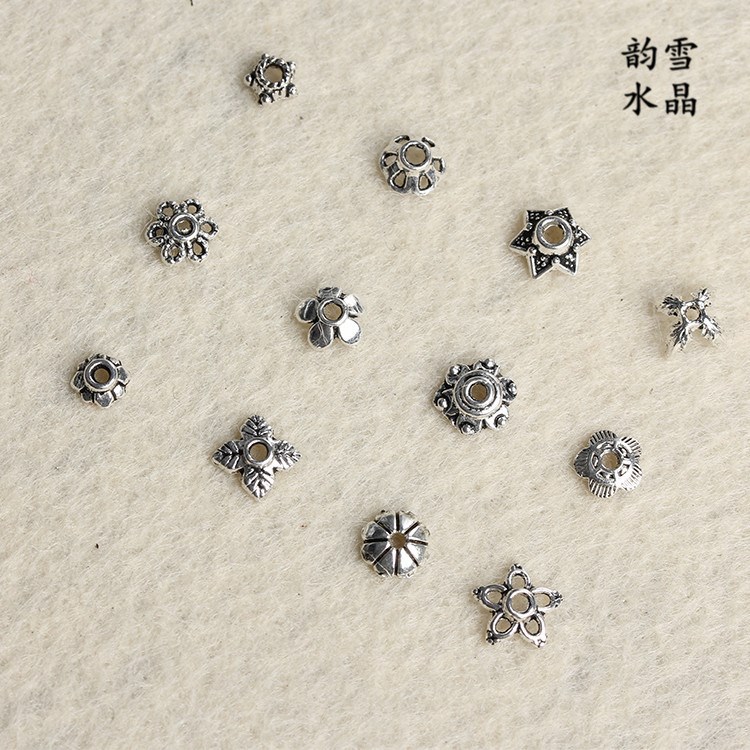 藏銀配飾  花托 珠托  隔珠 4mm 5mm  6mm 7mm